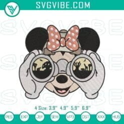 Disney Embroidery Designs, Embroidery Designs, Minnie Mouse & Disney Safari 1