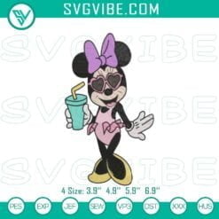 Disney Embroidery Designs, Embroidery Designs, Minnie Swimsuit & Summer 15