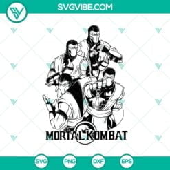 Game, SVG Files, Mortal Kombat Clipart Vector SVG PNG Mortal kombat  10