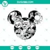 Disney, SVG Files, Silhouette Inside Out 2 SVG, Inside Out 2 Characters SVG PNG 13