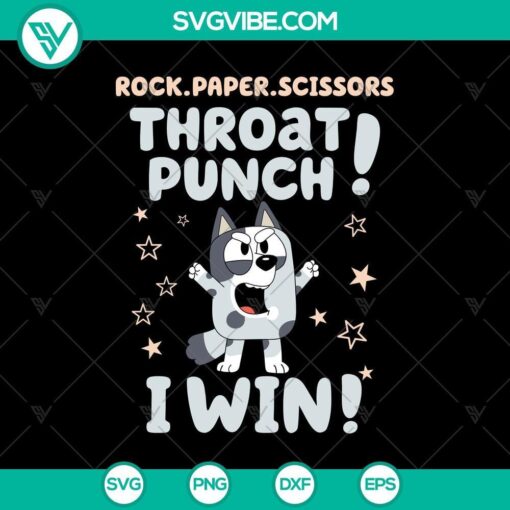 muffin throat punch victory svg bluey heeler muffin svg mockup