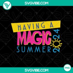 Musics, PNG Files, NKOTB Having A Magic Summer 2024 PNG Design Files NKOTB  2