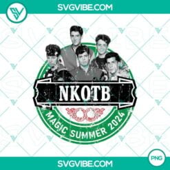 Musics, PNG Files, NKOTB Magic Summer 2024 PNG, New Kids on the Block PNG 8