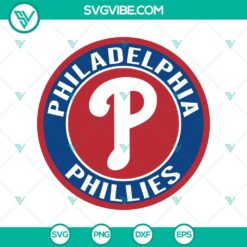 Baseball, Sports, SVG Files, Philadelphia Phillies Baseball Logo SVG File 2