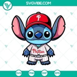 Baseball, Disney, Sports, SVG Files, Philadelphia Phillies Baseball Stitch SVG 10