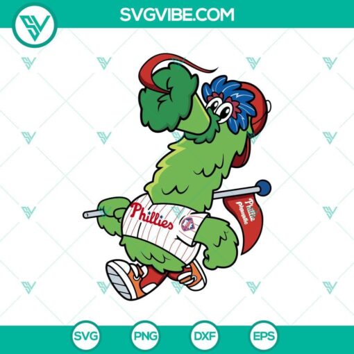 phillie phanatic philadelphia phillies svg png pack mockup