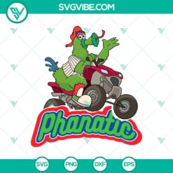 Baseball, Sports, SVG Files, Phillies' Mascot Motorcycle SVG, Phillie Phanatic 14