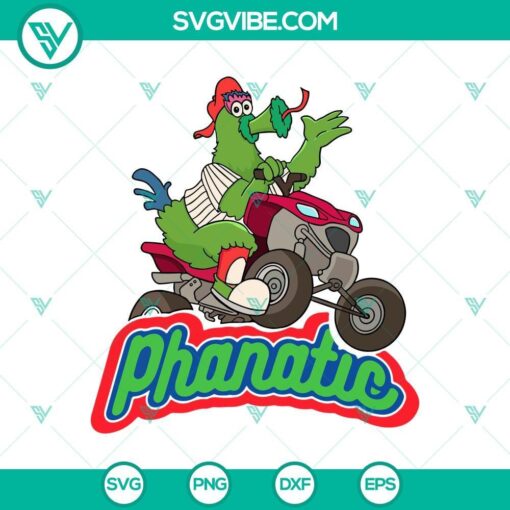 phillies mascot motorcycle svg phillie phanatic philadelphia svg mockup