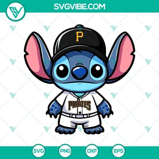 pittsburgh pirates stitch mlb svg png dxf eps mockup