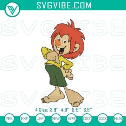 Cartoon Embroidery Designs, Embroidery Designs, Pumuckl and Ellis Kaut 2