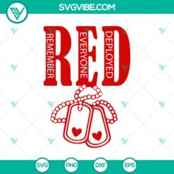 American, SVG Files, Veteran, R.E.D. SVG for Red Friday, Honoring Deployed 8