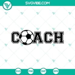 Soccer, Sports, SVG Files, Soccer Training SVG & Football SVG Cheer Coach  1