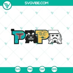 Fathers Day, Movies, SVG Files, Star Wars Dad SVG, Darth Vader & 1