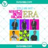 New Kids on the Block era silhouette clipart, nostalgic 90s boy band design in PNG format.