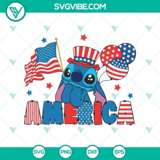 stitch america svg stitch 4th of july svg independence day svg mockup