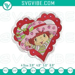 Cartoon Embroidery Designs, Embroidery Designs, Strawberry Shortcake Stitch 16