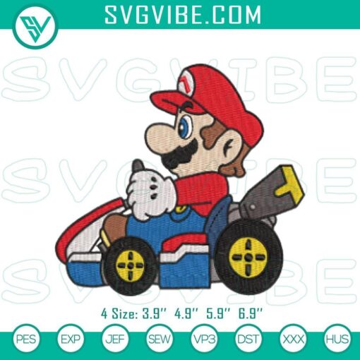 super mario bros embroidery pattern machine embroidery file mockup