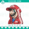 Super Mario embroidery patterns featuring iconic Nintendo characters; machine files for crafting.
