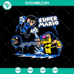 Game, SVG Files, Super Mario vs. Mortal Kombat SVG: Scorpion & Sub-Zero 9