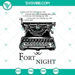 Musics, SVG Files, Taylor Swift 2024 Album & Fortnight SVGs   2