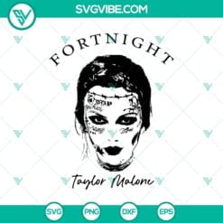 Musics, SVG Files, Taylor Swift & Post Malone Fortnight SVG Pack   17