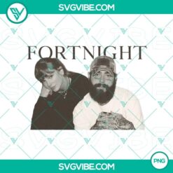 Taylor Swift & Post Malone collaboration graphic in Fortnite theme, available in PNG format.