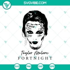 Musics, SVG Files, Taylor Swift & Post Malone Tattoo SVG, Fortnite Theme   2