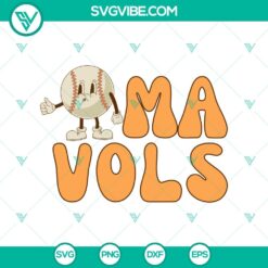 Baseball, Sports, SVG Files, Tennessee OmaVols Baseball SVG PNG, Tennessee 5