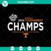 Tennessee Volunteers 2024 SEC Baseball Tournament Champs and NCAA SVG PNG design for sports fans.