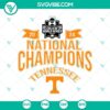 Tennessee Volunteers Baseball National Champions 2024 SVG PNG logo with bold text, baseball elements, and team colors.