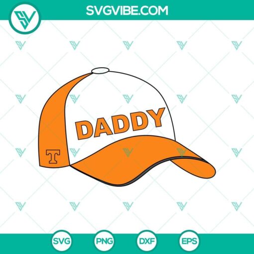 tennessee volunteers daddy hat svg png mockup