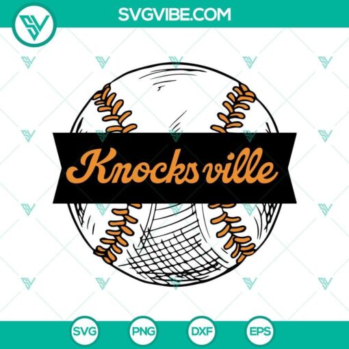 tennessee volunteers svg baseball knocksville svg university of tennessee svg mockup