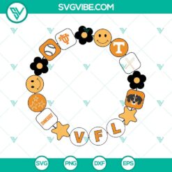 Baseball, Sports, SVG Files, Tennessee Volunteers Swifty Bracelet SVG, Vols 24