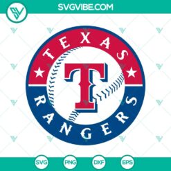 Baseball, Sports, SVG Files, Texas Rangers Baseball Logo SVG File-sharing Texas 1