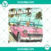 Donald Trump driving a pink car in "They See Me Winnin They Hatin" design, PNG format.