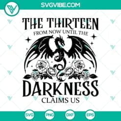 Book, Hobby, SVG Files, Throne of Glass Series SVG: Until Darkness Prevails 1