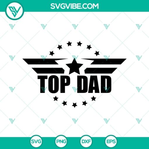 top gun best dad svg for father s day in svg png format mockup