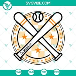 Baseball, Sports, SVG Files, Vols Smokey Dog SVG, Orange Checkered Sunglasses 3