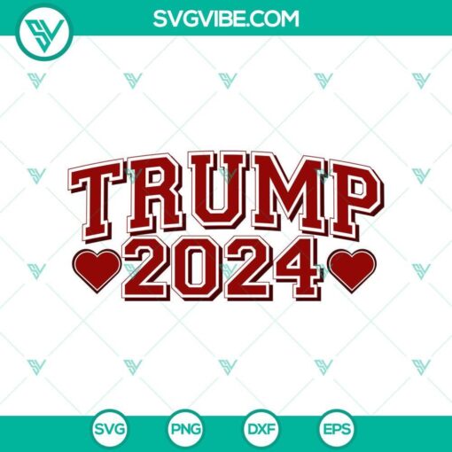 trump 2024 svg files president trump svg png for cricut silhouette mockup