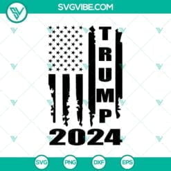 American, Donald Trump, SVG Files, Trump 2024 US Flag SVG Design, Patriotic 20