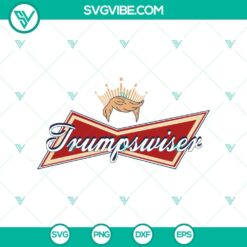 American, Donald Trump, SVG Files, Trump Budweiser Beer Inspired Logo SVG PNG 4