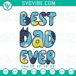 Disney Embroidery Designs, Embroidery Designs, Ultimate Dad Bluey Embroidery 7