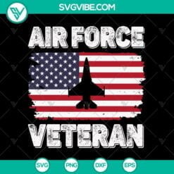 American, SVG Files, Veteran, US Air Force Vet Jet & Flag SVG for Veterans 2