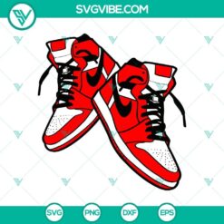 Air Jordan sneakers SVG, Jordan shoe clipart, Nike Air shoe svg