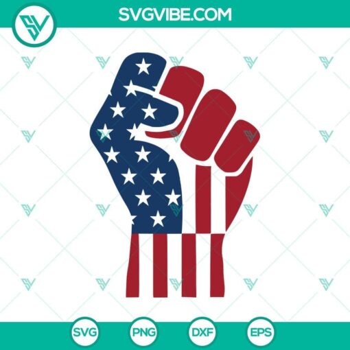 american flag fist svg freedom fist svg fight trump svg fist up svg mockup