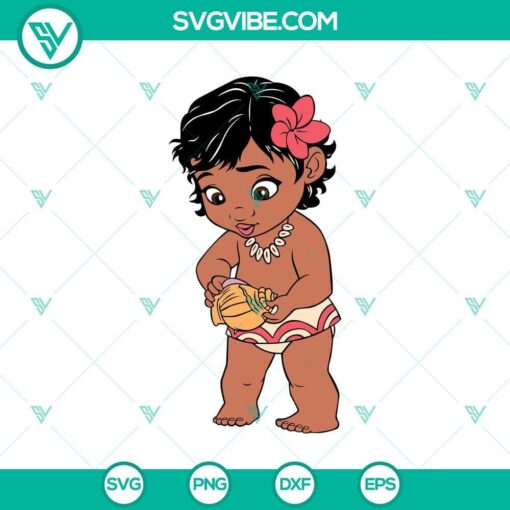 baby moana svg moana cutout moana maui svg disney moana svg mockup