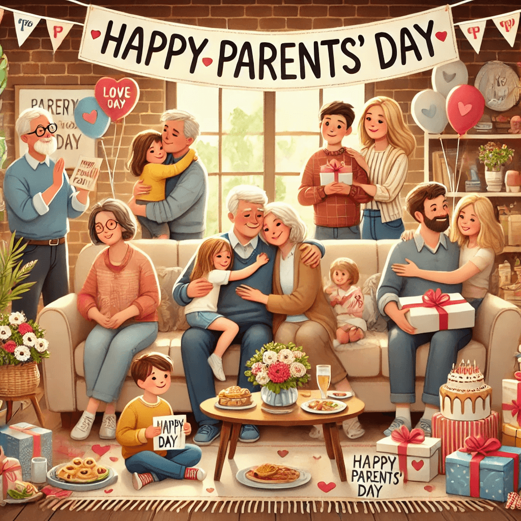 the heartwarming scenes celebrating Parents' Day