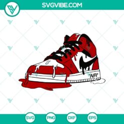 Dripping Nike sneaker svg, Nike Jordan sneaker svg, Jordan sneakers SVG, Air Jordan sneaker svg