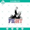 Donald Trump 2024 shooting SVG design for digital products depicting a fight scene against Trump. Ideal for political-themed projects.