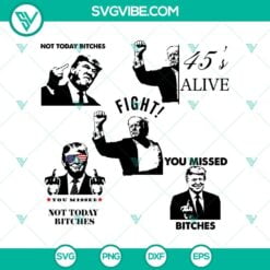 SVG Files, Trending, Trending SVG, Fight Fight Fight Trump 2024 SVG Bundle, 3